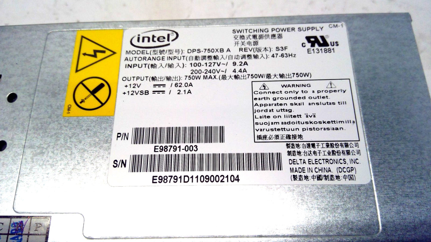 INTEL DPS-750XB A 750W 80 Plus Power Supply