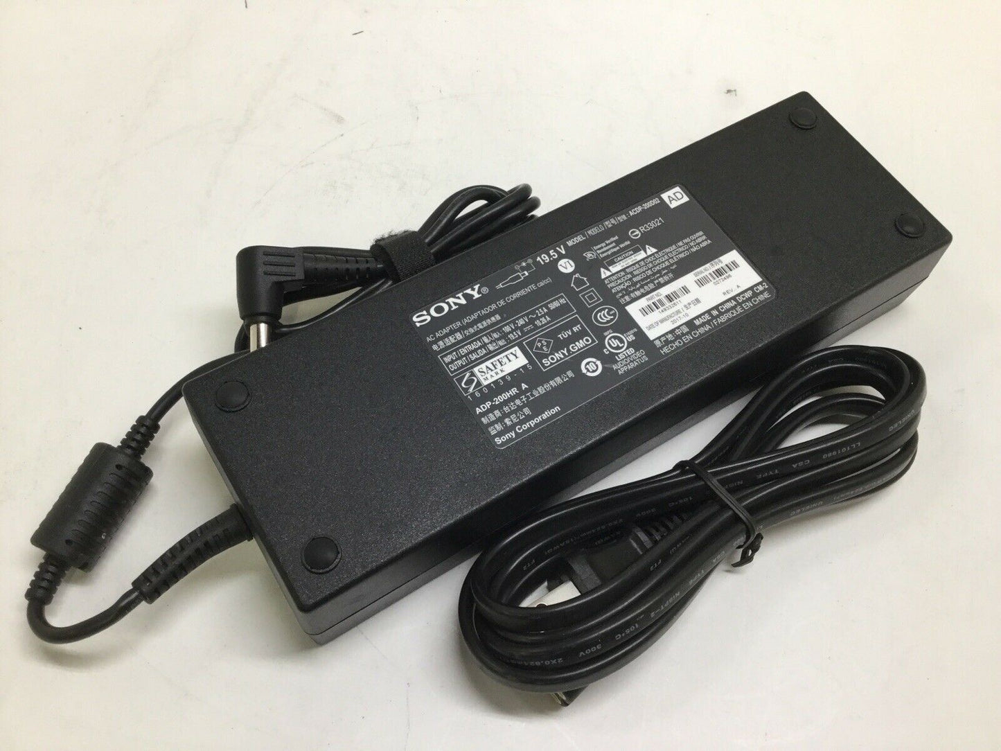 Original Sony TV XBR-55X900E 19.5V 10.26 A AC Adapter (ACDP-200D02) 1-493-326-11