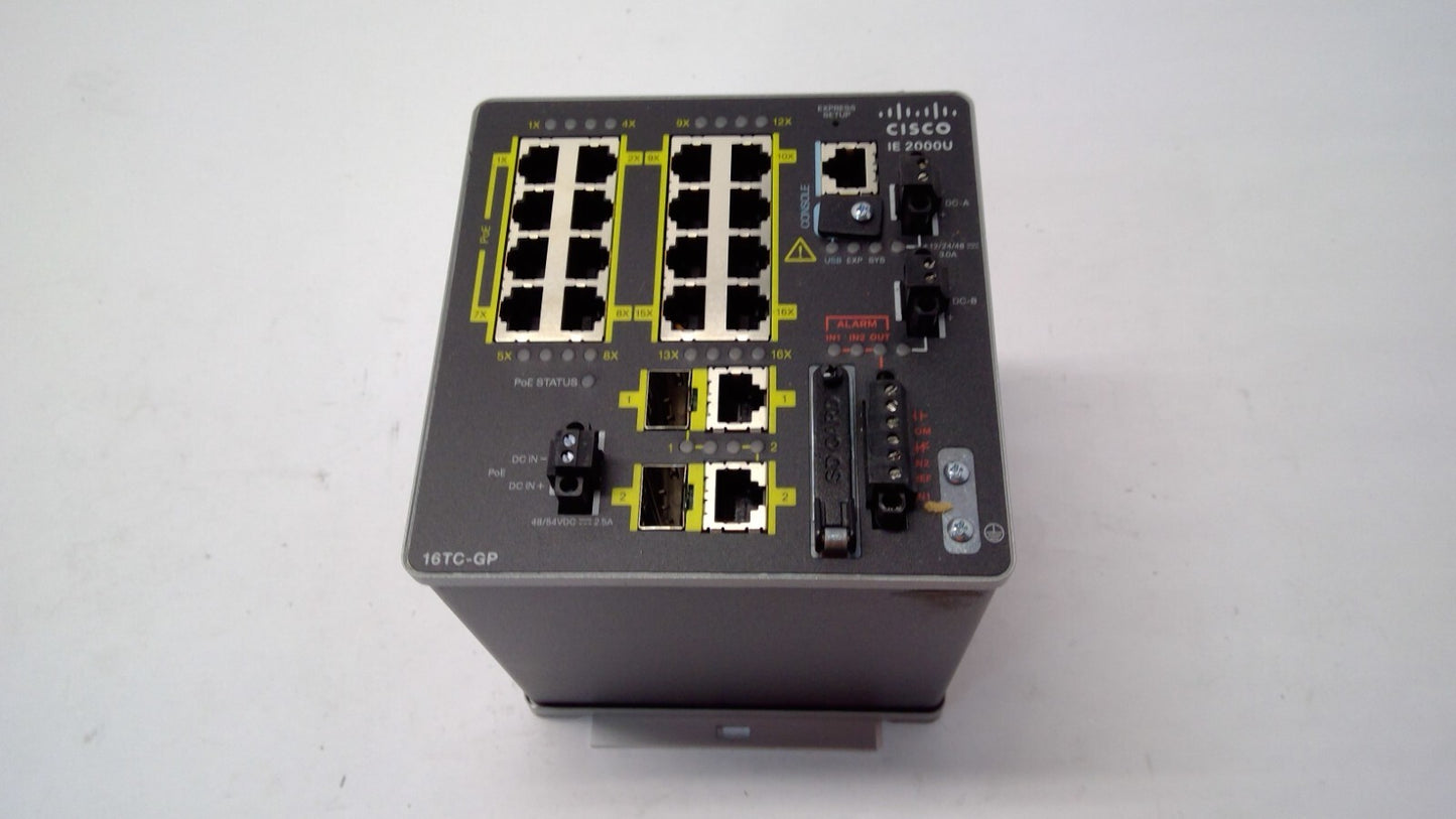 Cisco IE 2000U Industrial Ethernet Series Switch IE-2000U-16TC-GP V02