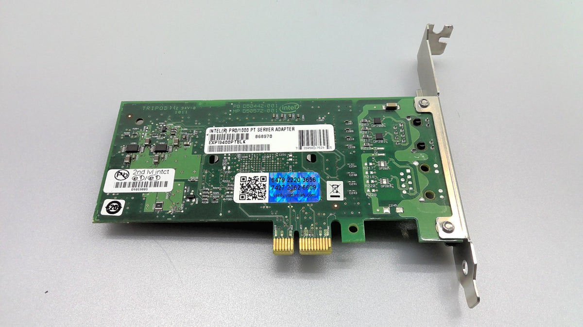 INTEL EXPI9400PTBLK PRO/1000 Single Port PCI-E Network Card Full Bracket