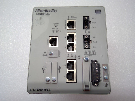 Allen Bradley 1783-SAD4T0SBK9 A  Stratix 5950 security appliances *Read Detail*