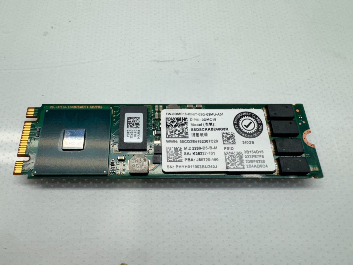 Intel SSDSCKKB240G8 Series 240GB TLC SATA III M.2 2280 Internal SSD 0DMC15
