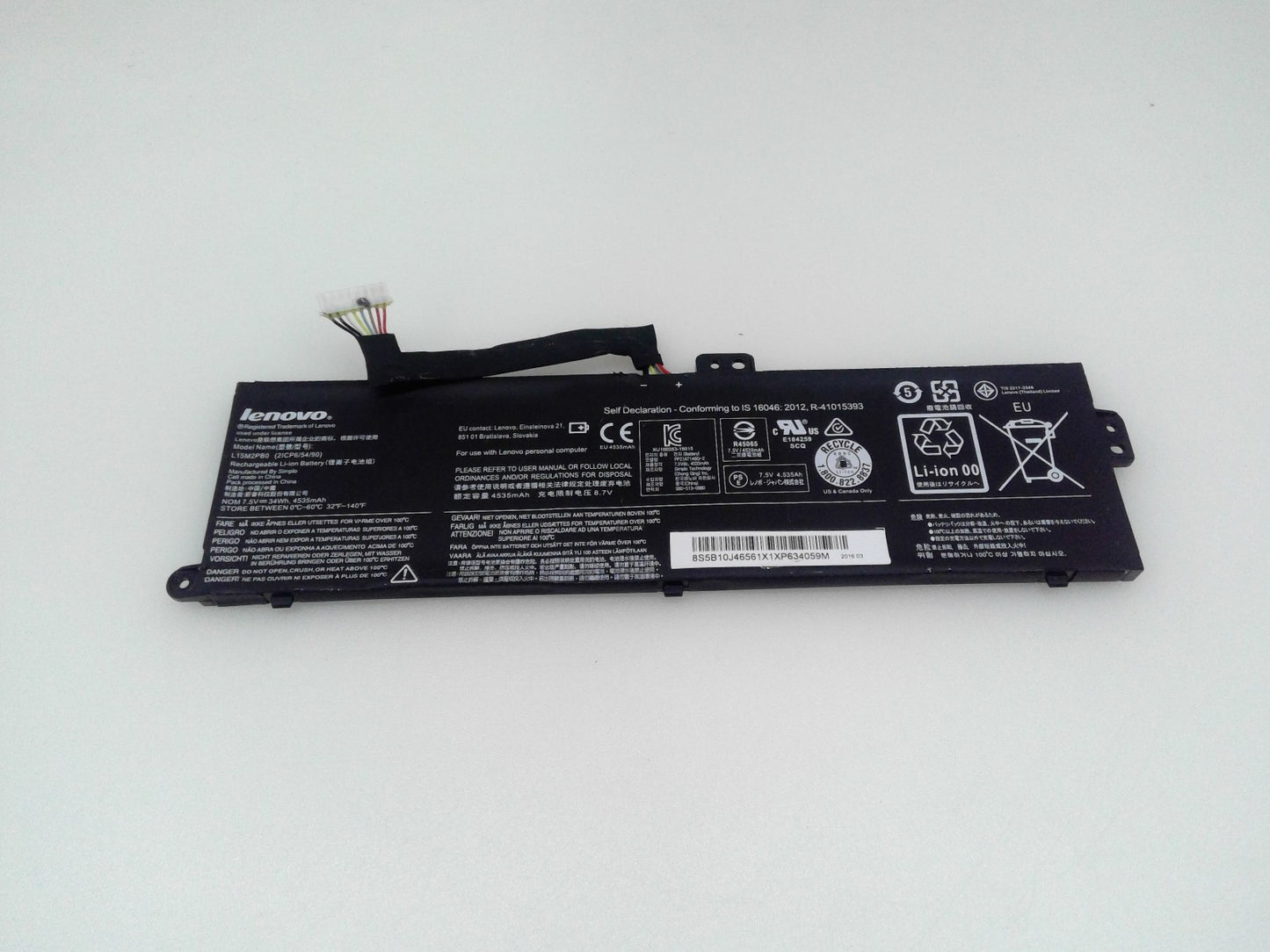 Genuine L15M2PB0 Lenovo 7.5V 34Wh Battery For ChromeBook 100S Series