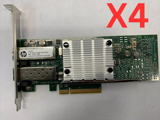 *Lot of 4*  HP CN1100R Dual Port 10GB SFP+ Converged Network Adapter 706801-001
