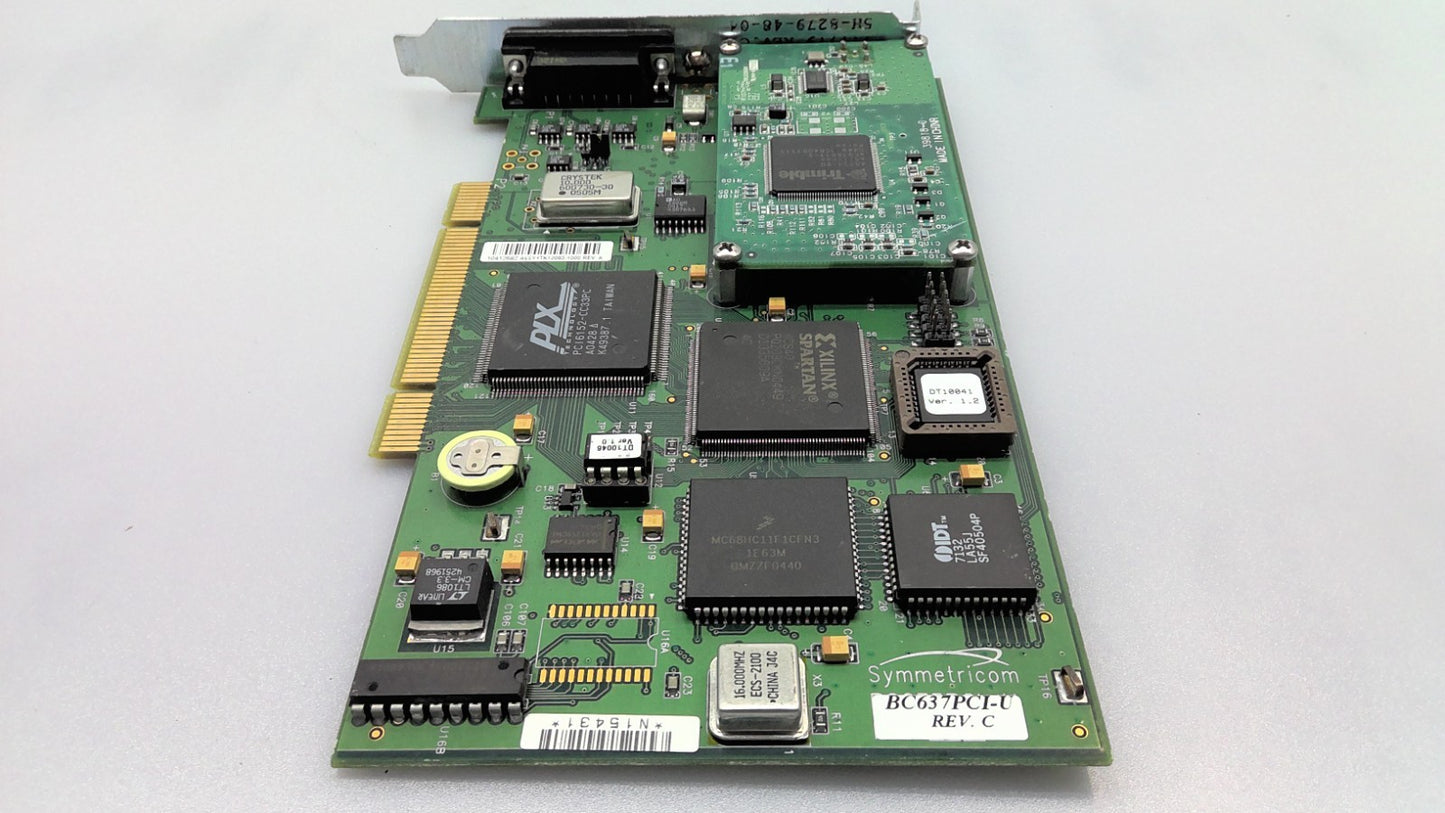 Symmetricom BC637PCI-U PCI Card Time & Frequency Rev.C With GPS Module