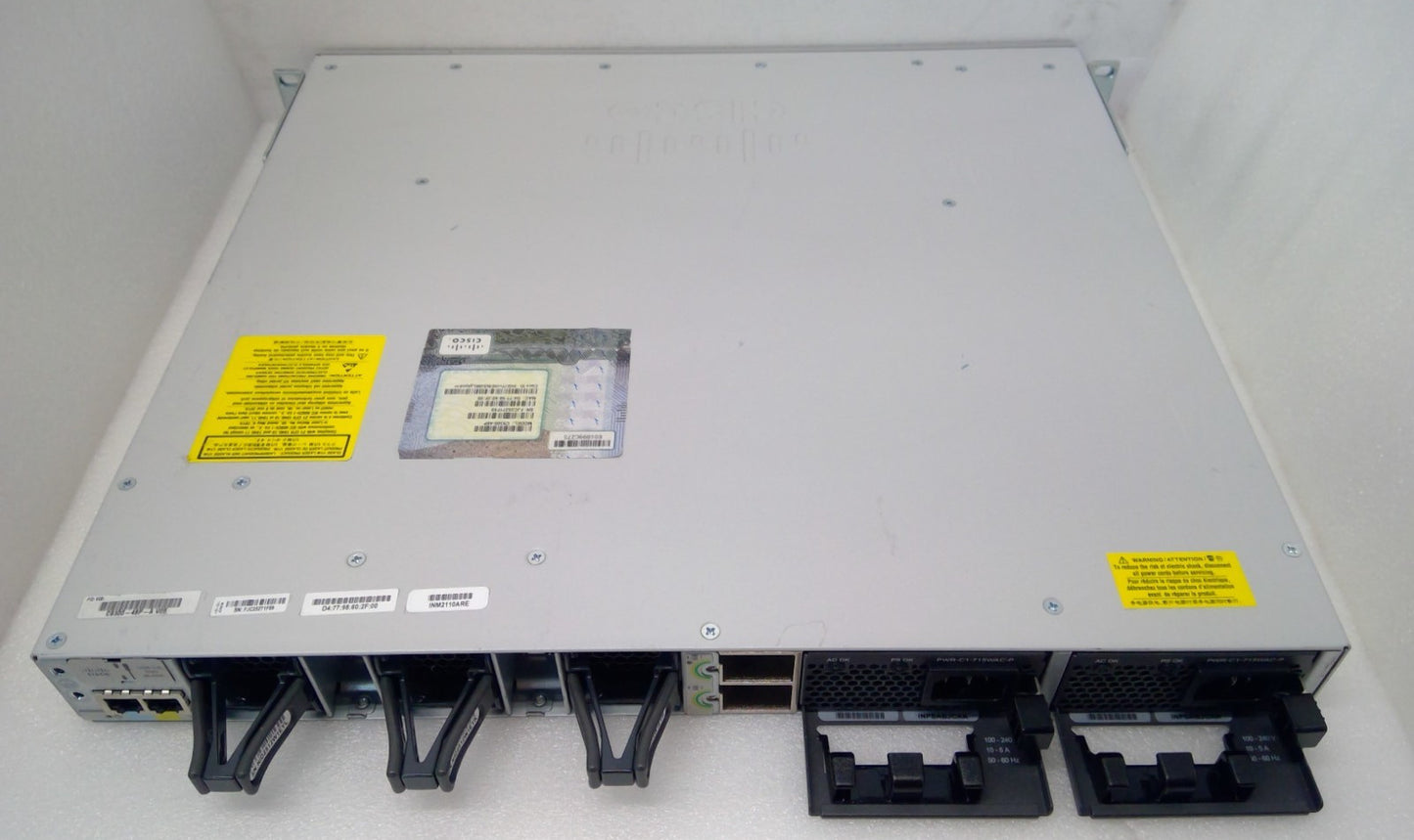 Cisco C9200-48P-A 48-Port PoE+ Ethernet Network Switch W/MODULE W/PSU *READ*