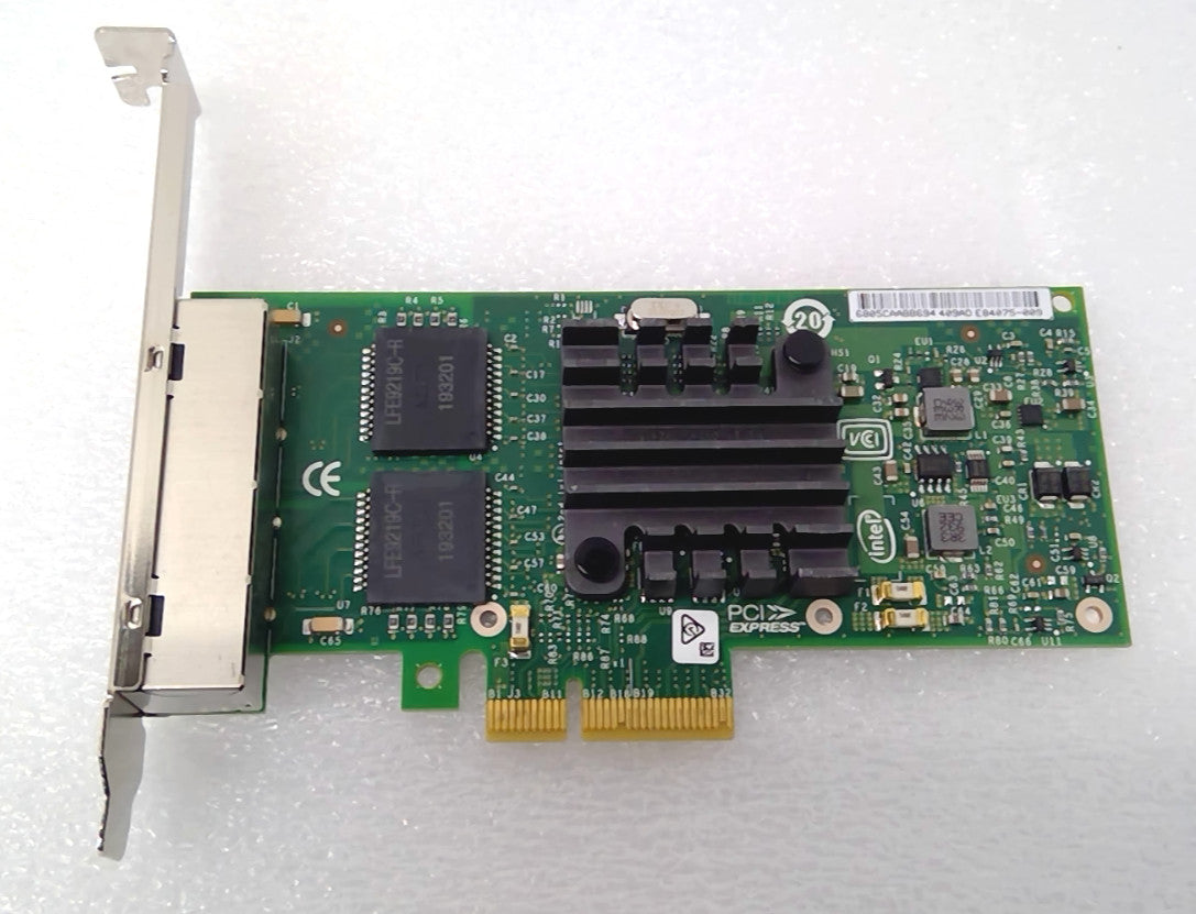 Intel I340-T4 Quad Port 1GbE Gigabit Ethernet Server Adapter Card E1G44HTBLK/H P