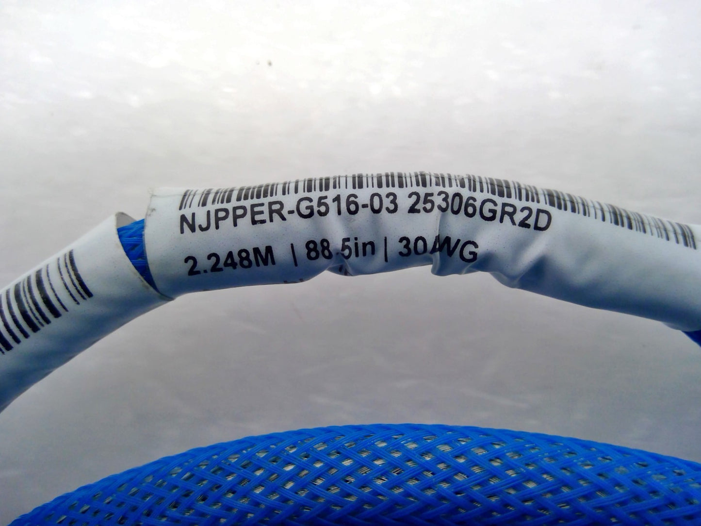 Amphenol 400G QSFP-DD DAC Cable 2.248M 88.5in 30AWG NJPPER-G516-03 Direct Attach