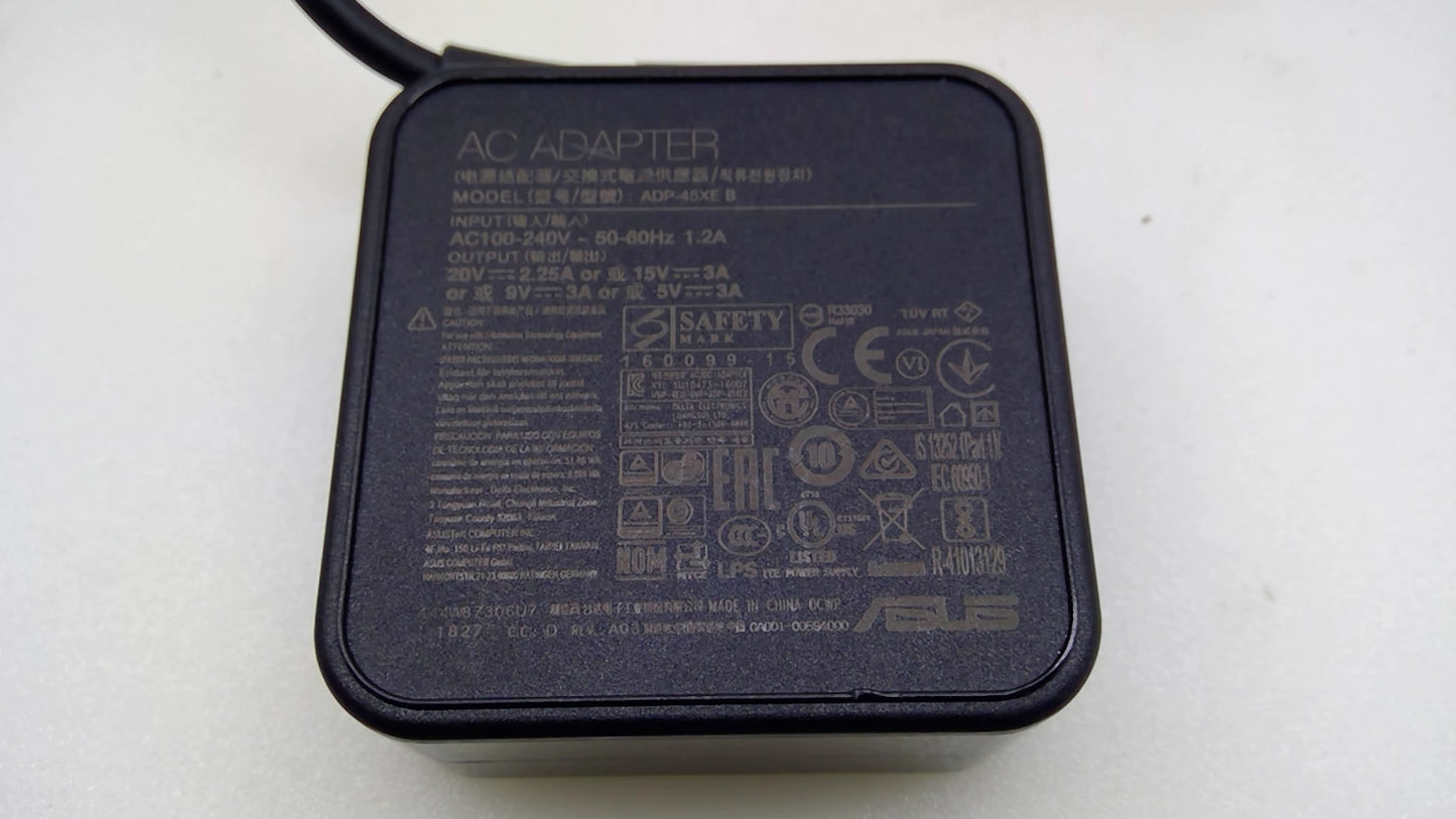 Genuine ASUS 45W USB-C PD Charger for Dell HP Lenovo Acer Chromebook ADP-45XE B