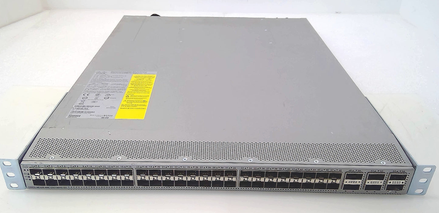 Cisco N9K-C93180YC-EX 48 Port Switch 2x PSU 4x Fans 6X 100Gb QSFP28 *Read*