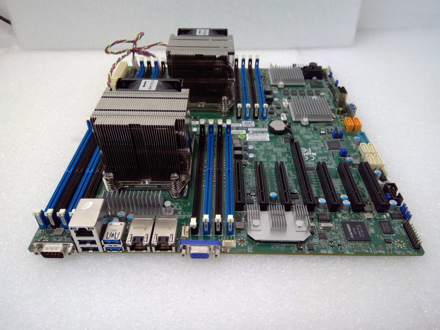 Supermicro X10DRH-CT Intel LGA2011 ATX Motherboard W/Headsink *Read details*