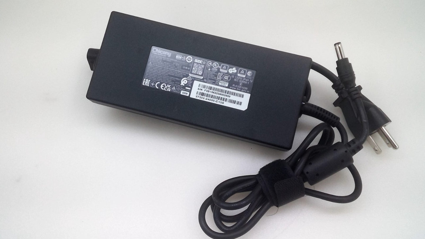 OEM Chicony 240W 20V A20-240P2A AC Adapter For Gigabyte AORUS 15 BKG 2024 5.5MM