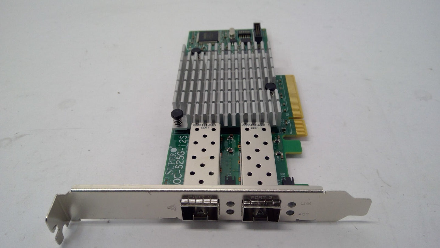 SuperMicro AOC-S25G-i2S Dual Port SFP28 25GbE High Profile Network Adapter