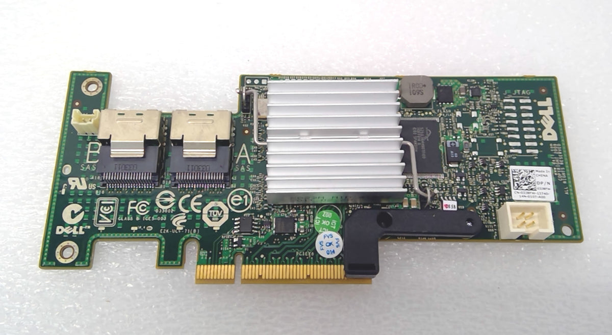 Dell 03J8FW PERC H200 Dual Port SAS 6Gbps PCI-E RAID Controller -NO Bracket