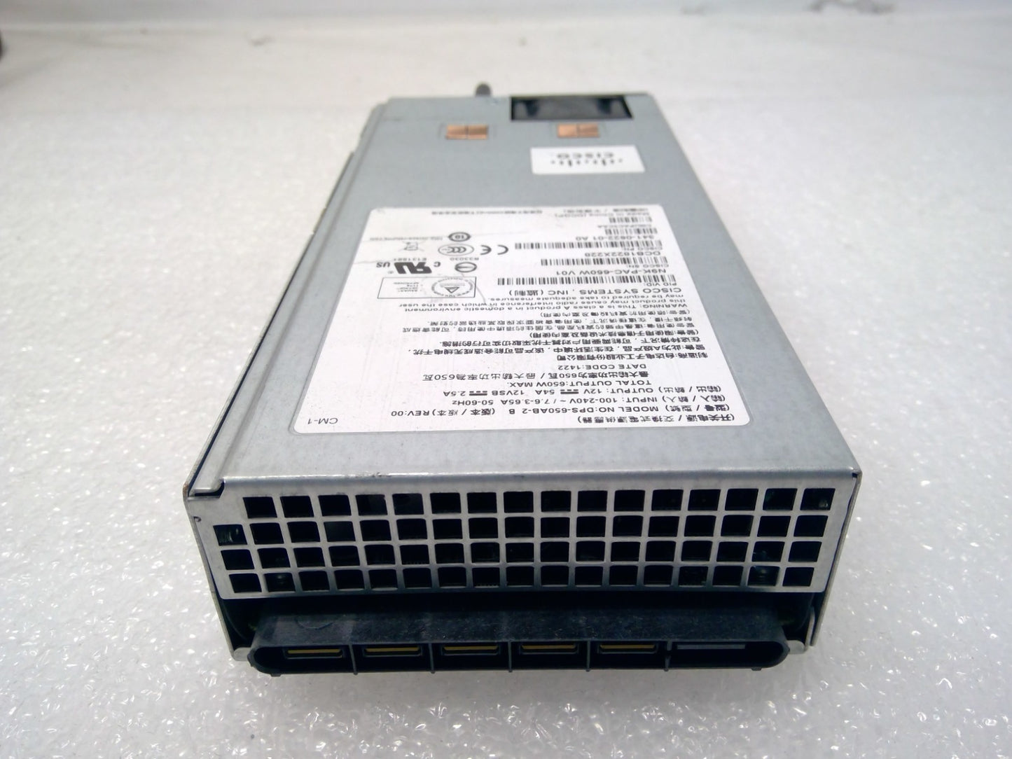 CISCO N9K-PAC-650W 650W POWER SUPPLY FOR CISCO NEXUS 9K SWITCH 341-0622-01