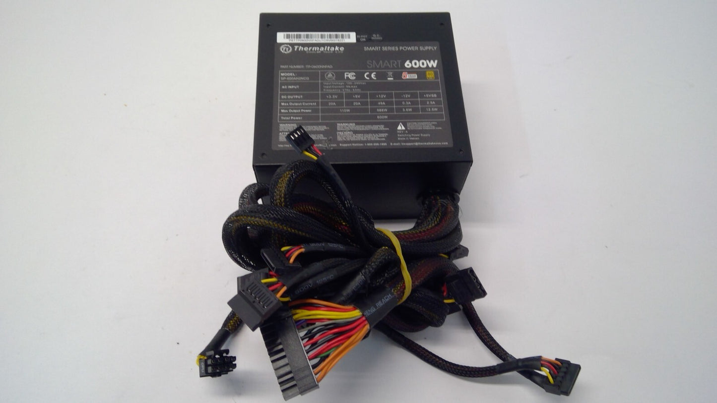 Thermaltake Smart TTP-0600NNFAG 600W 80+ Gold ATX Power Supply PSU SP-600AH2NCG
