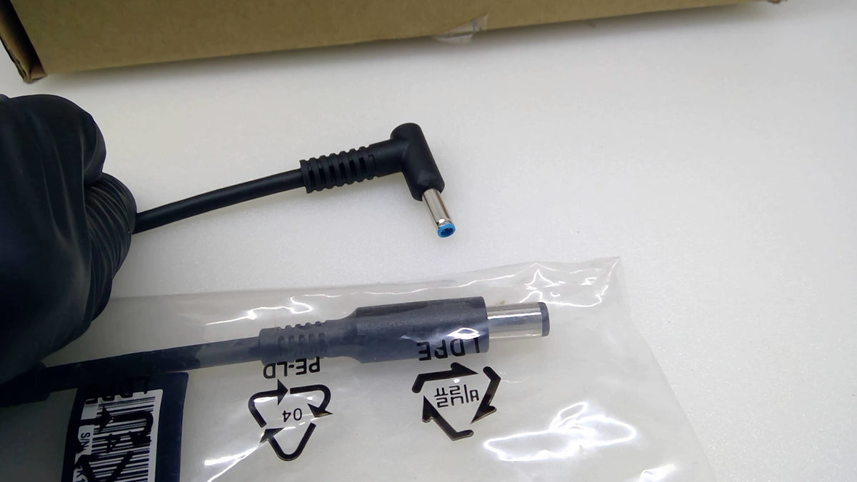 NEW Open Box HP 90W Smart Adapter H6Y90AA#ABA 710413-001 w/ 4.5-7.4mm Dongle