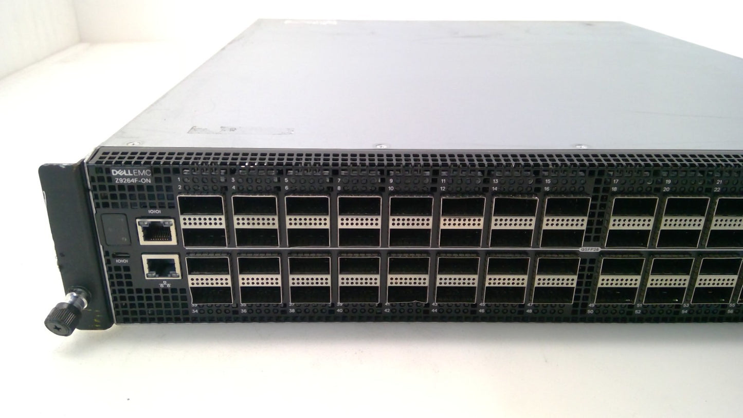 Dell EMC PowerSwitch Z9264F-ON  64x 100GbE QSFP28 2xPSU 4X FAN Switch *READ*