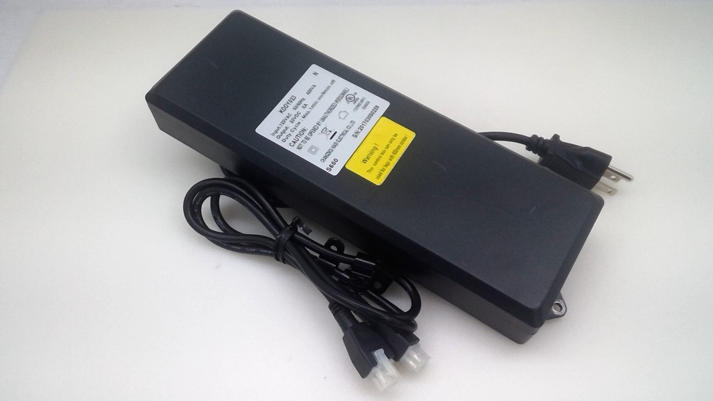 Kaidi KDDY023 AC DC Adapter Power Supply 20V 8A Standing Desk Lift Charger Part