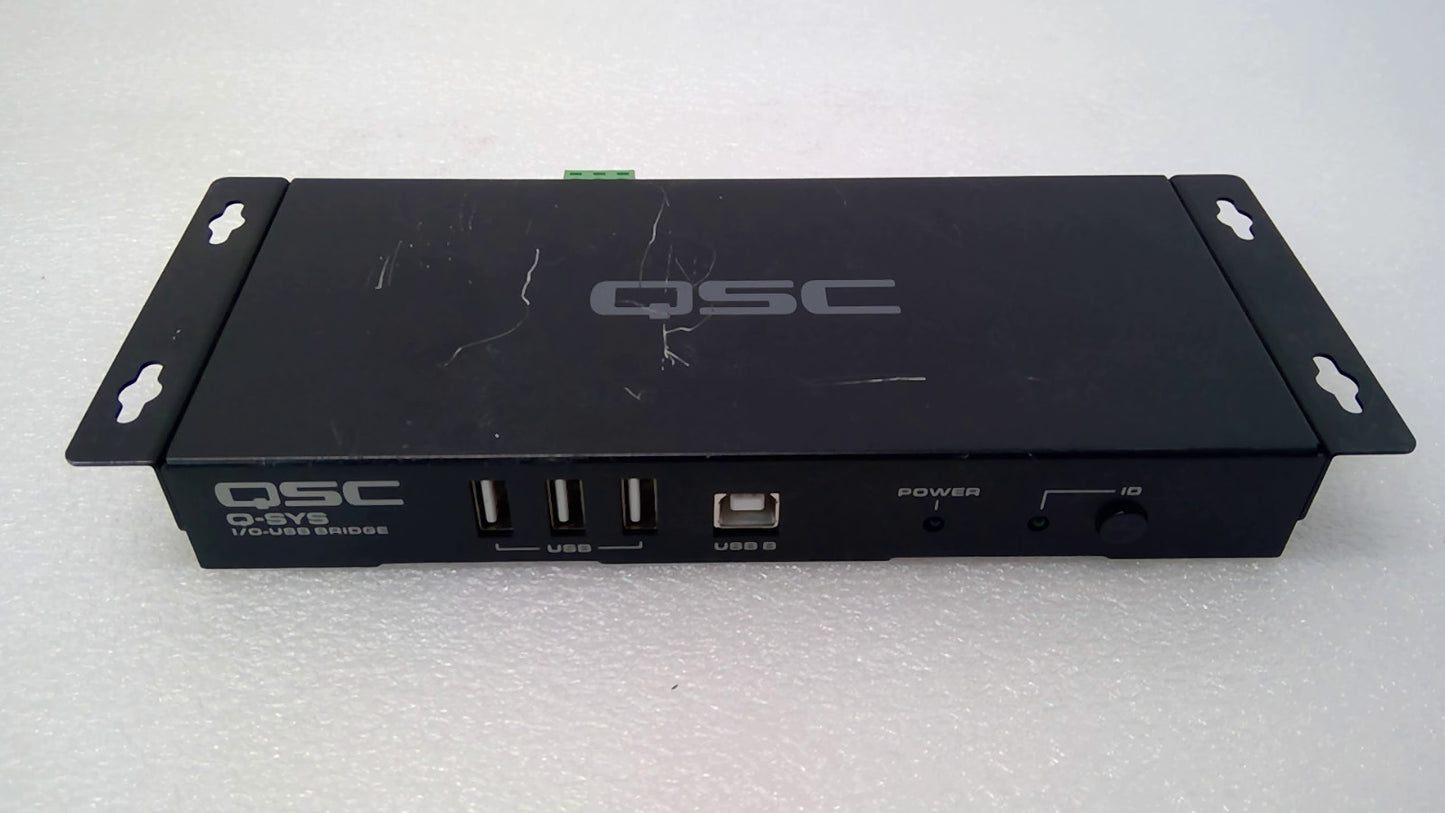 QSC Q-SYS I/O-USB Bridge Q-SYS AV Bridging Endpoint  LAN HDMI Audio Processor