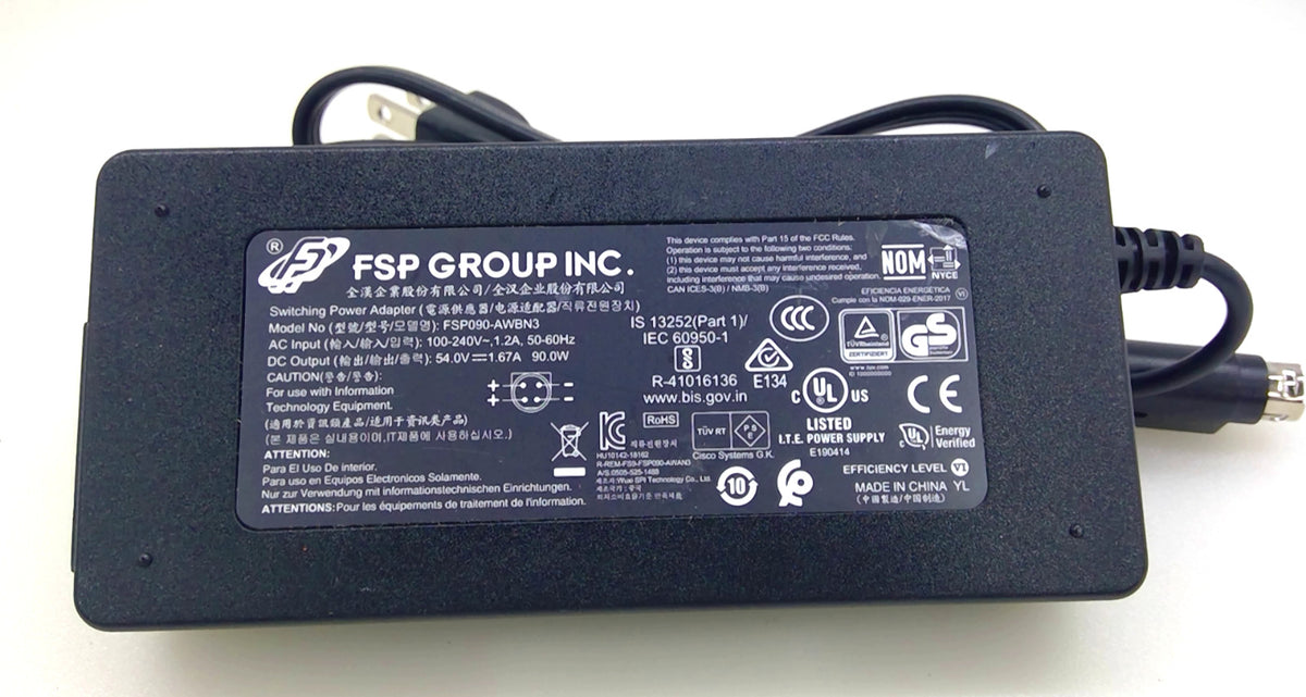 FSP Group FSP090-AWBN3 90W Power Adapter 54V 1.67A 4-Pin Connector