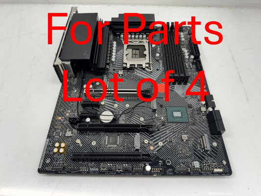 Lot of 4 *For Parts* ASRock Z790-C WIFI ATX Motherboard Intel LGA1700 NoWiFI
