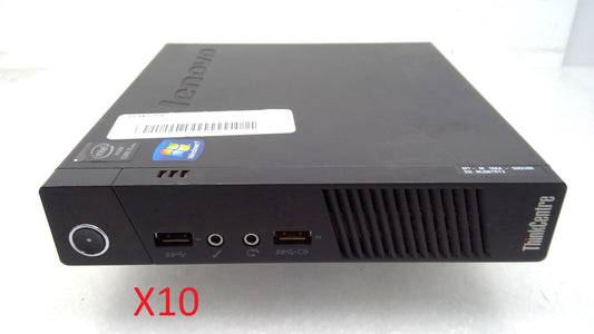 Lot of x10 Lenovo ThinkCentre M93p Tiny Intel i5-4570T 16GB 160GB HD4600 No OS