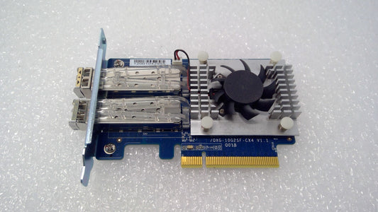 QNAP QXG-10G2SF-CX4 Dual-Port SFP+ 10GbE PCIe x8 Network Card