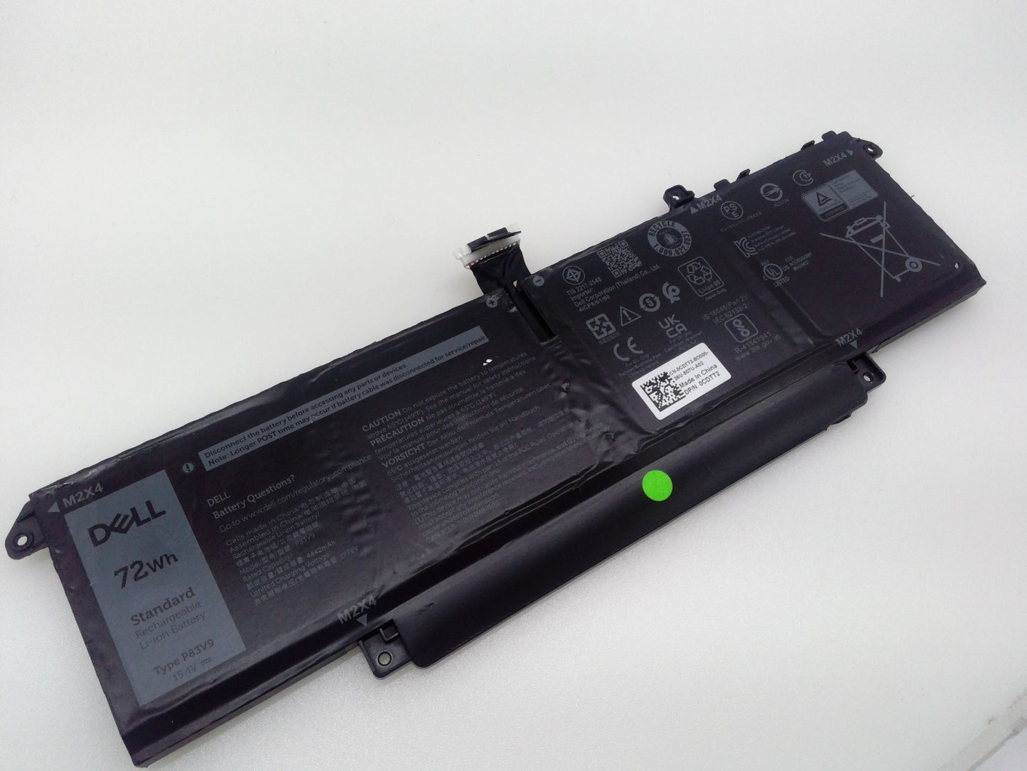 Genuine P83V9 72Wh Battery For Dell Precision 5470 5480 5490 P154G 0YXP8T CDTT2