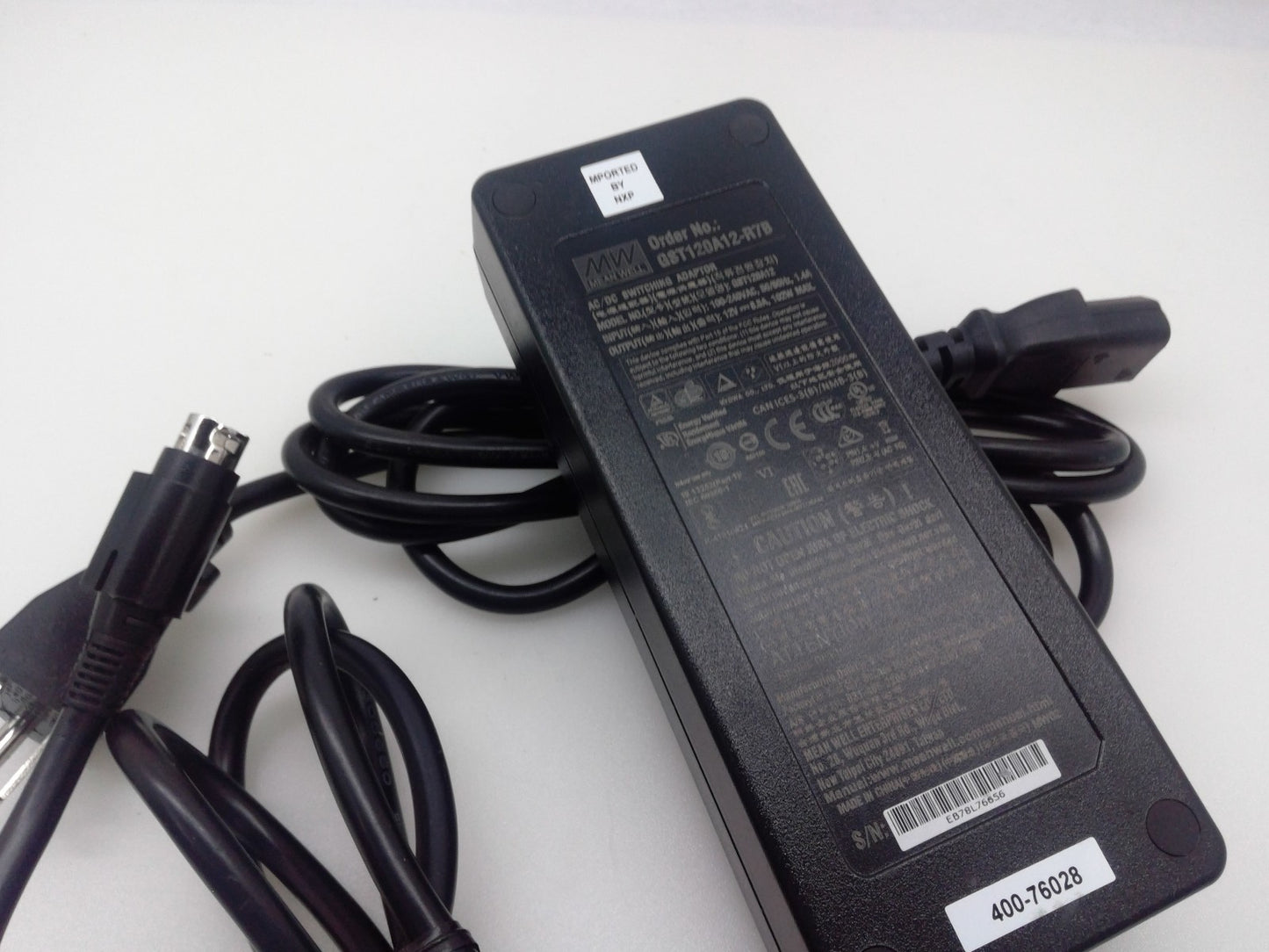 Mean Well AC/DC Switching Adaptor GST120A12-R7B 102W 12V 8.5A Power Supply 4 PIN