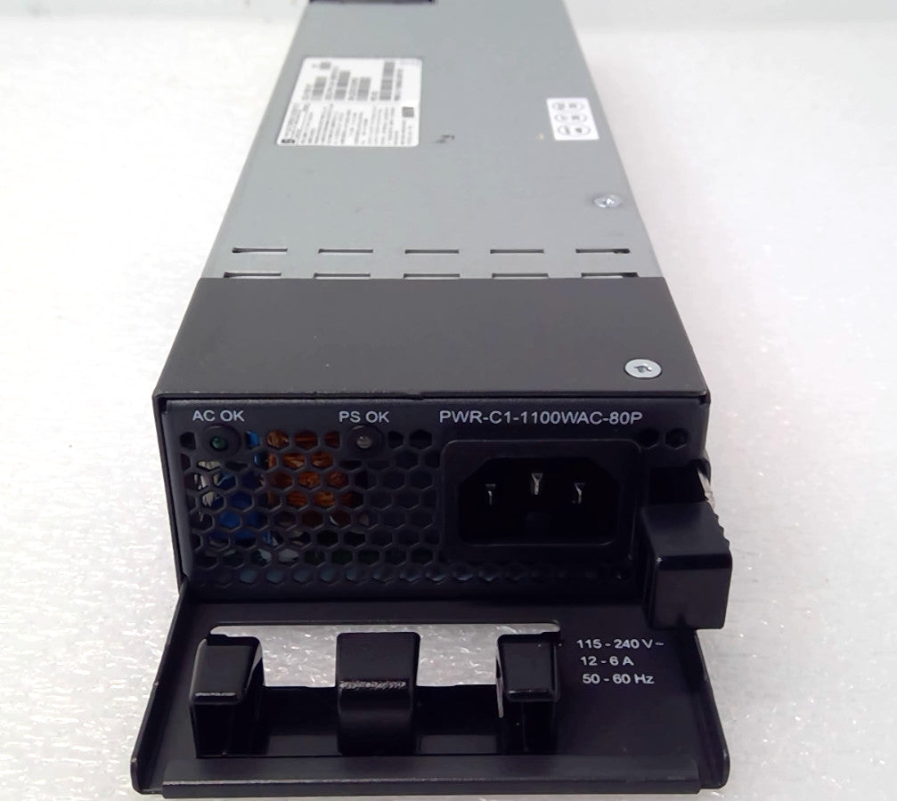 Cisco PWR-C1-1100WAC-80P 1100WAC Power Supply for 3850 C9300 Switch