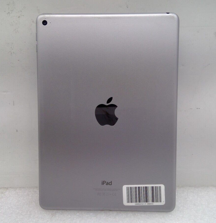 Apple iPad Air 2nd Gen 9.7" A1566 MGL12LL/A 16GB Wi-Fi - Gray B20 "Read"