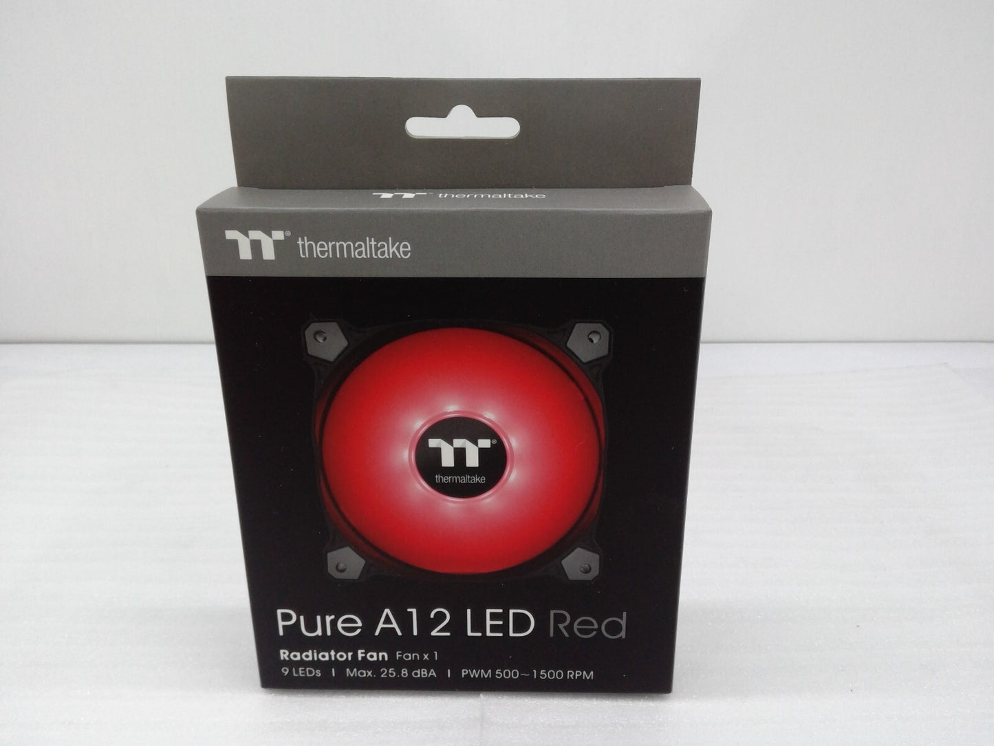 NEW Thermaltake Pure A12 LED Red Radiator Fan CL-F109-PL12RE-B