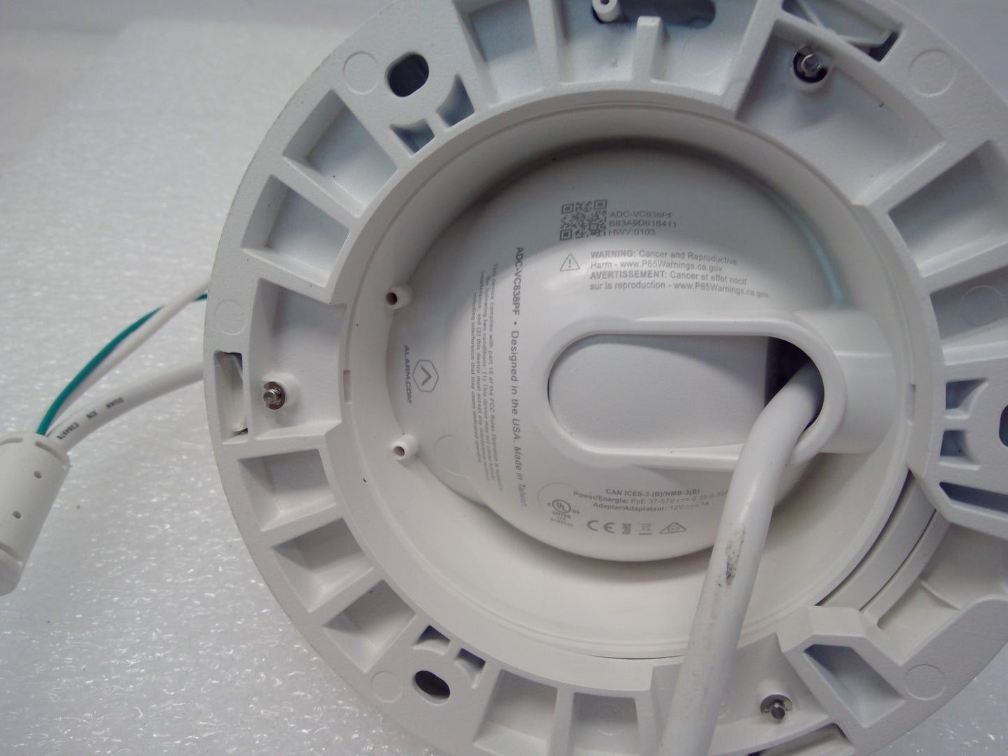 Alarm.com ADC-VC838PF IP67 4MP Turret PoE Security Camera *ONLY CAMERA*