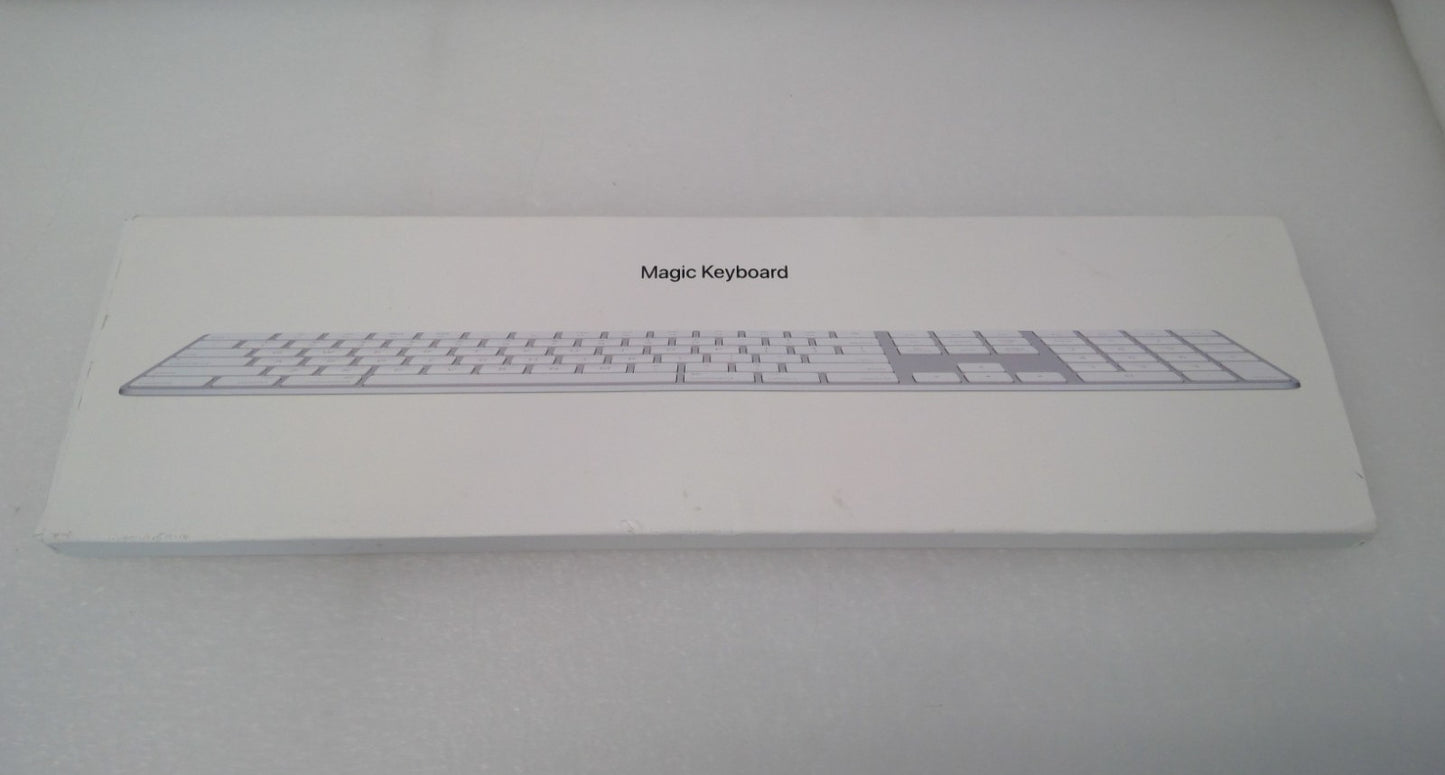 Open Box Apple A1843 Magic Keyboard with Numeric Keypad Silver MQ052LL/A