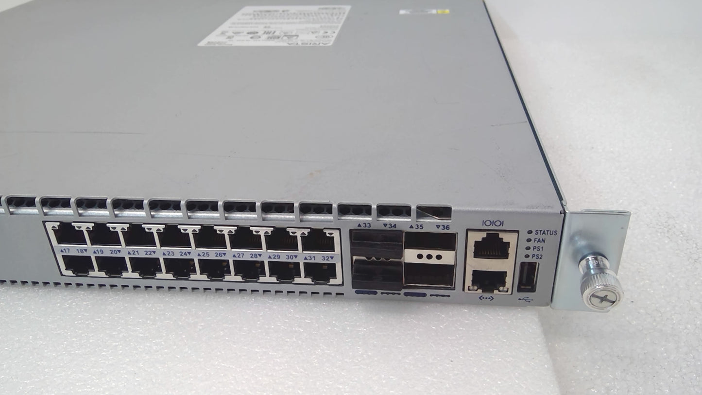Arista DCS-7050TX-48-F 48-Port 10GbE RJ45 4x 40G QSFP+ Airflow Switch