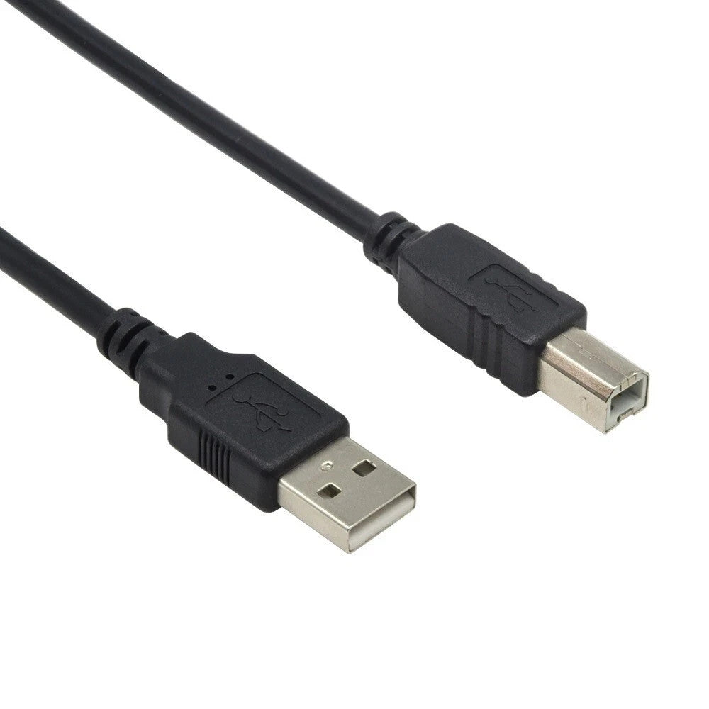 (10X) USB A to B Zebra HP Brother Canon Epson Devices Printer Cable 6ft *Read*