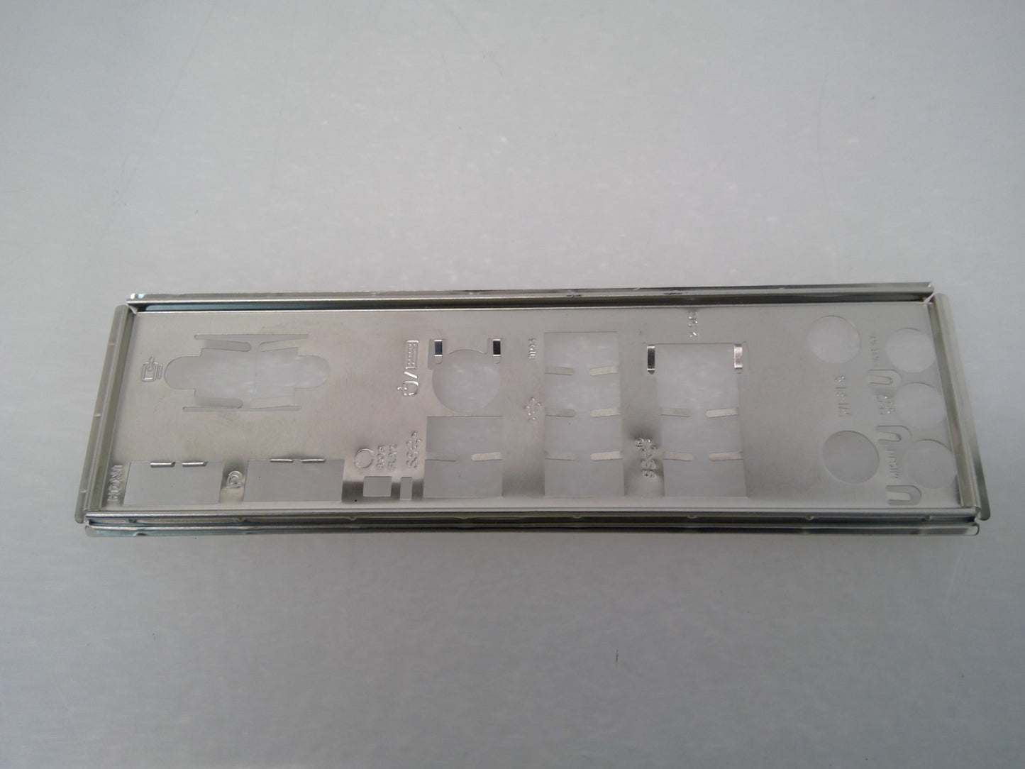 LOT OF 10 MSI PRO Series siler i/oshield withBIOS Flash WI-FI 6 Holes *Read*