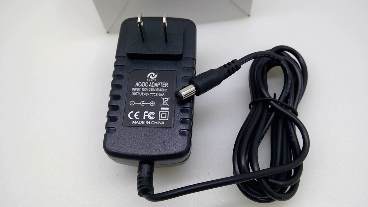 NeuPo 48V 0.31A 15W AC/DC Adapter for Polycom VVX IP Phone 17009