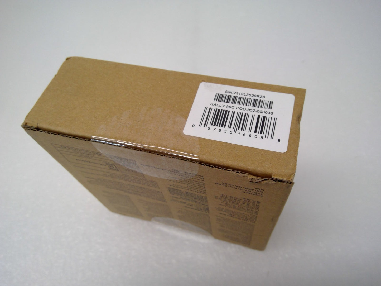 Logitech V-U0049 white Rally Mic Pod Boundary Microphone (P/N: 952-000038)