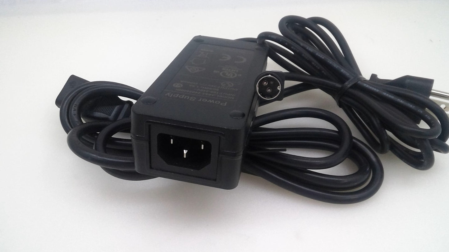 Power Supply 24V 2.5A AC Adapter A653-2402500DI For Printer with 3 pin Charger