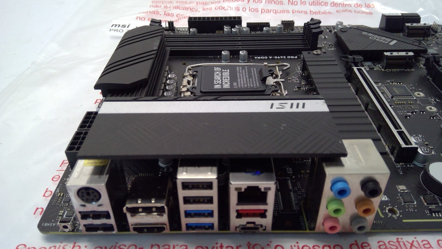 MSI PRO Z690-A DDR4 ATX Motherboard [LGA 1700]  [DDR4]
