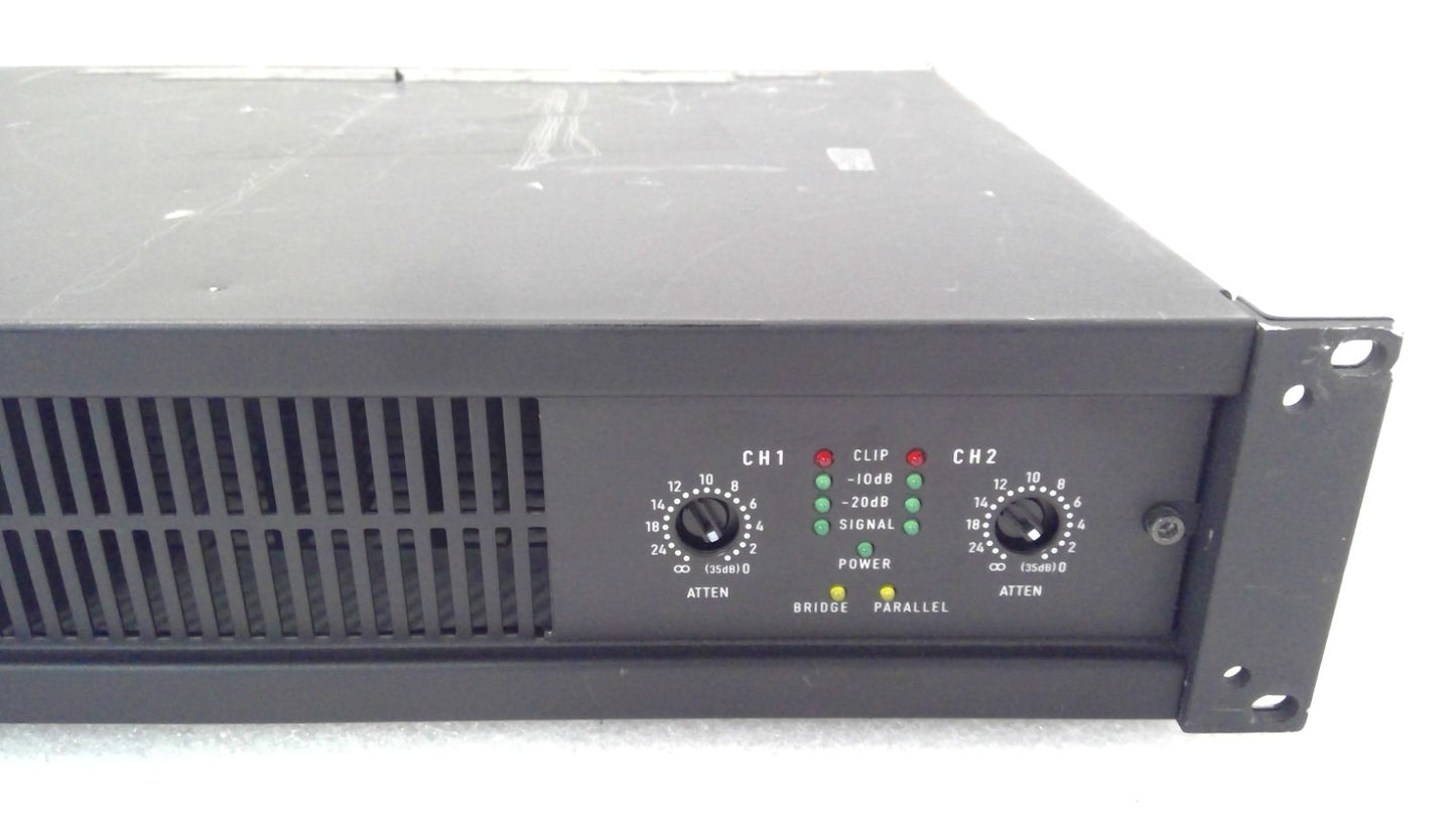 QSC CX1202V 1200W 70V 2-Channel Power Amplifier CG011ZY  W/Power Cord ~Tested