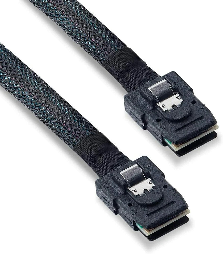 Lot of 5 Internal Mini-SAS Cable SFF-8087 to SFF-8087 30AWG *Random Lengths*