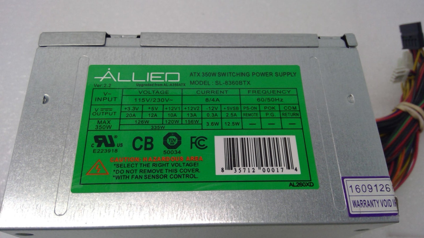 Allied SL-8360BTX  ATX 350W Power Supply