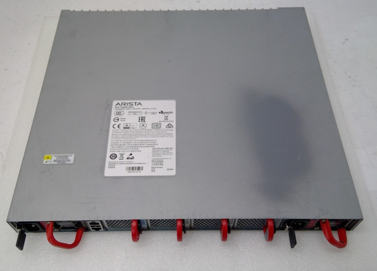 Arista 7280R series DCS-7280SR-48C6-F Switch 48x10GbE SFP+ 6x100GbE QSFP ports