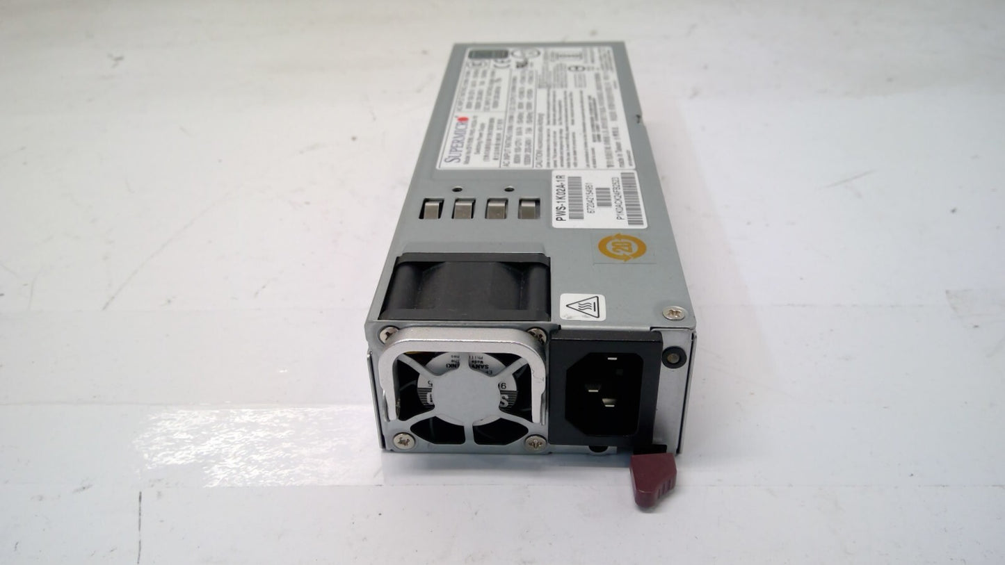 *LOT OF 2* SUPERMICRO PWS-1K02A-1R 1000W 1U SWITCHING POWER SUPPLY