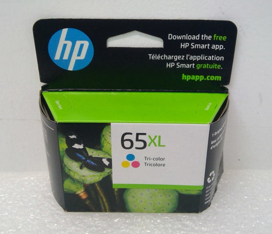 NEW HP 65XL Tri-Color High Yield Ink Cartridge (N9K03AN#140)