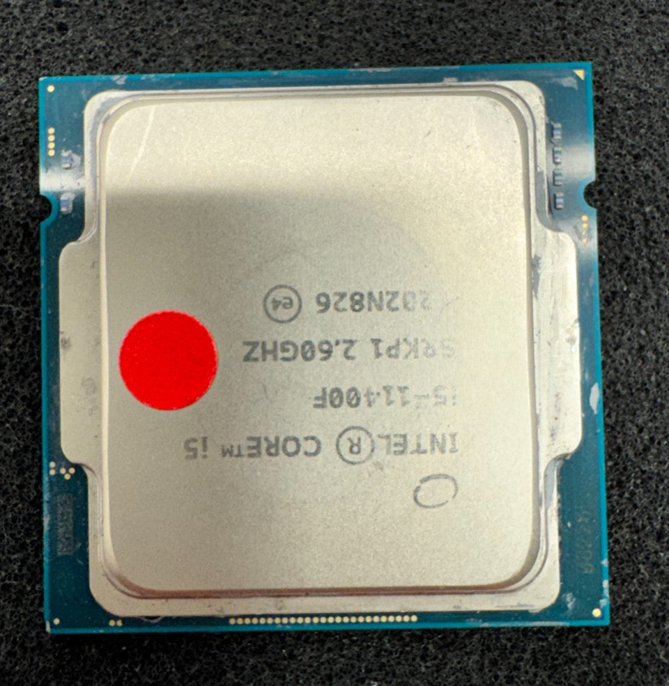 *For Parts* Intel Core i5-11400F SRKP1 Desktop Processor 2.6 GHz NOT WORKING