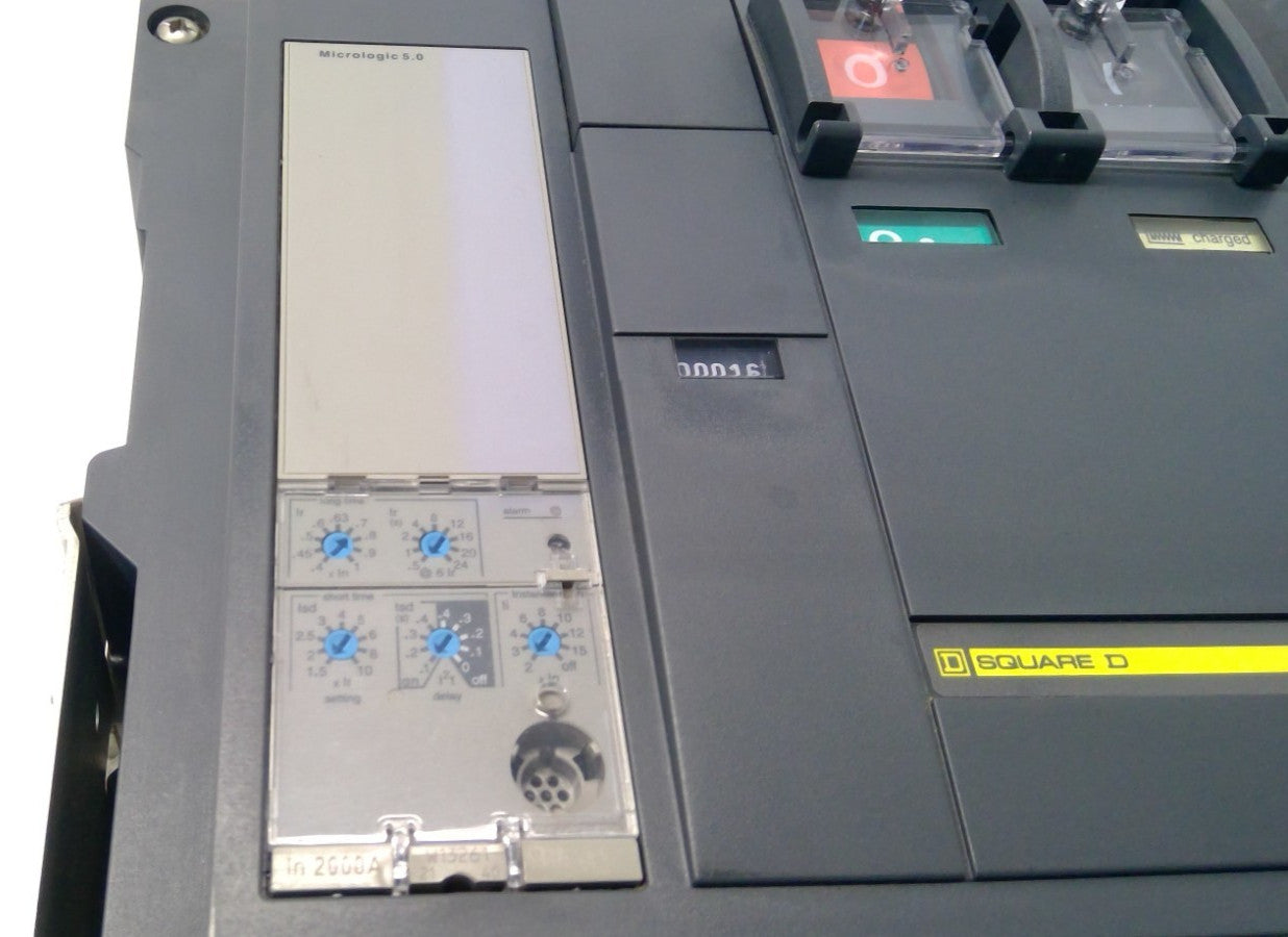 Schneider Masterpat NW20H 3 Pole 2000 Amp 600v Circuit Breaker Micrologic 3.0